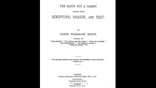 Картинка: плоская земля книга 1901 года terra firma писание логика и факты