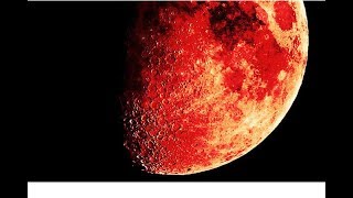 Картинка: согласно пророчеству вторжение и жатва из за купола плоской земли начнется при кровавой луне